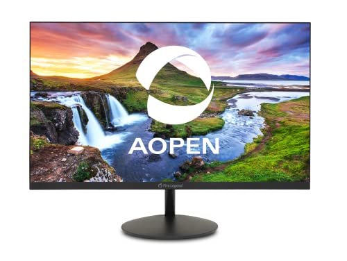 AOPEN 27SA2 EBI 27" IPS Full HD (1920 x 1080) Zero-Frame Gaming Office Monitor | AMD FreeSync Technology | Ultra-Thin Stylish Design | 100Hz | 1ms TVR | Low Blue Light | Tilt | HDMI & VGA Ports