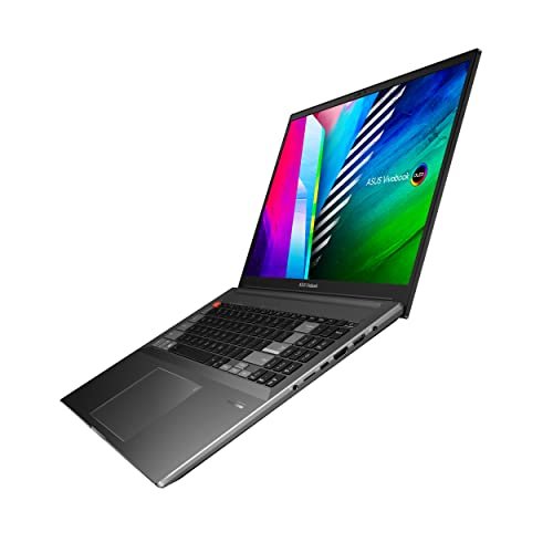 ASUS VivoBook Pro 16X OLED Slim Laptop, 16" WQUXGA 16:10 Display, AMD Ryzen 7 5800H CPU, NVIDIA GeForce RTX 3050 Ti, 16GB RAM, 1TB SSD, Windows 11 Home, 0°Black, M7600QE-DB74