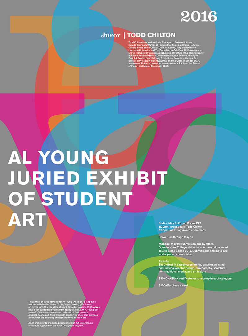 2016: Al Young Juried Exhibit of Student Art (poster)