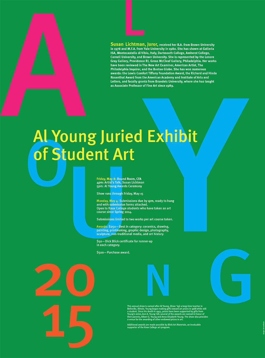 2015: Al Young Juried Exhibit of Student Art (poster)