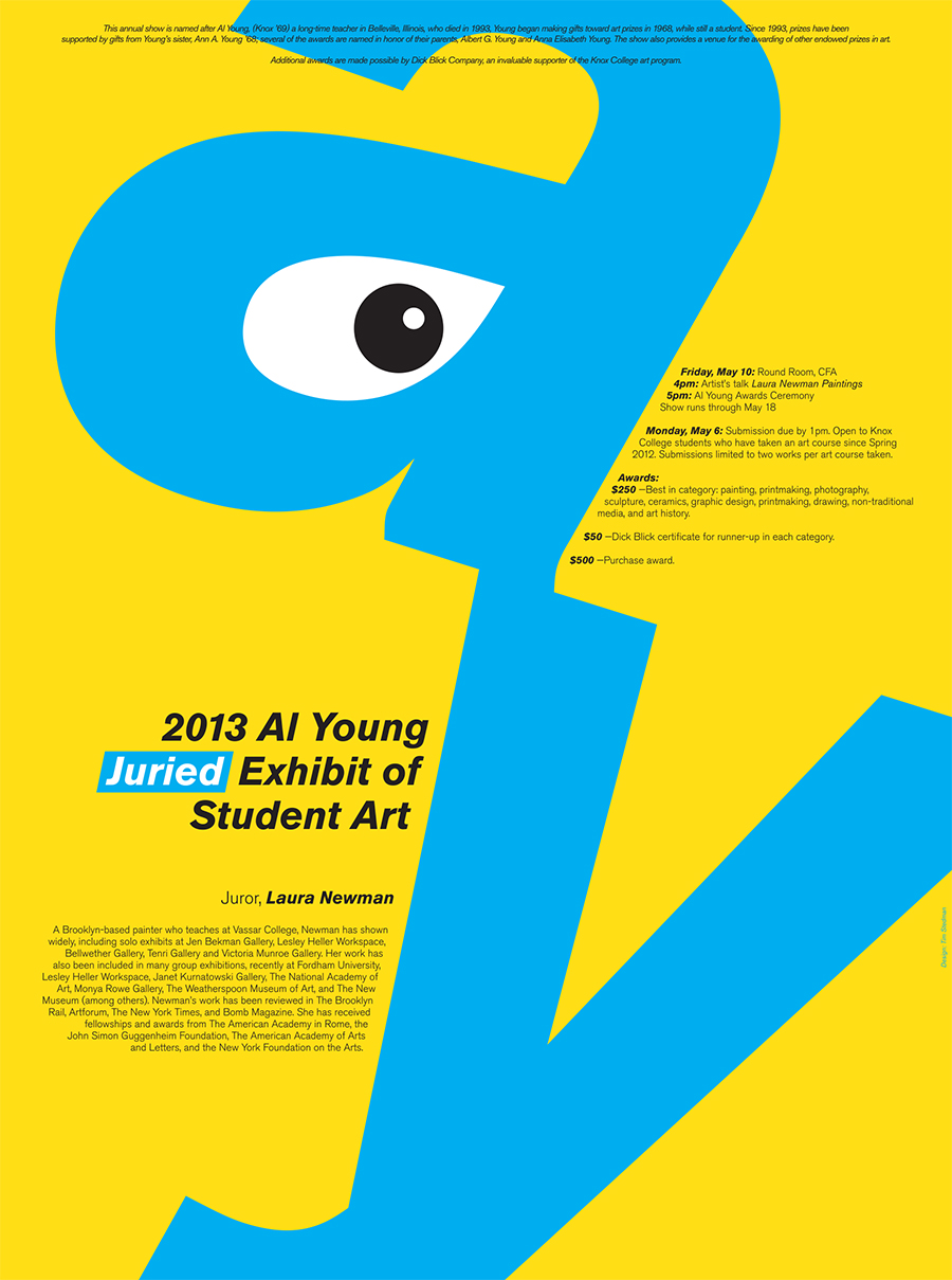 2013: Al Young Juried Exhibit of Student Art (poster)