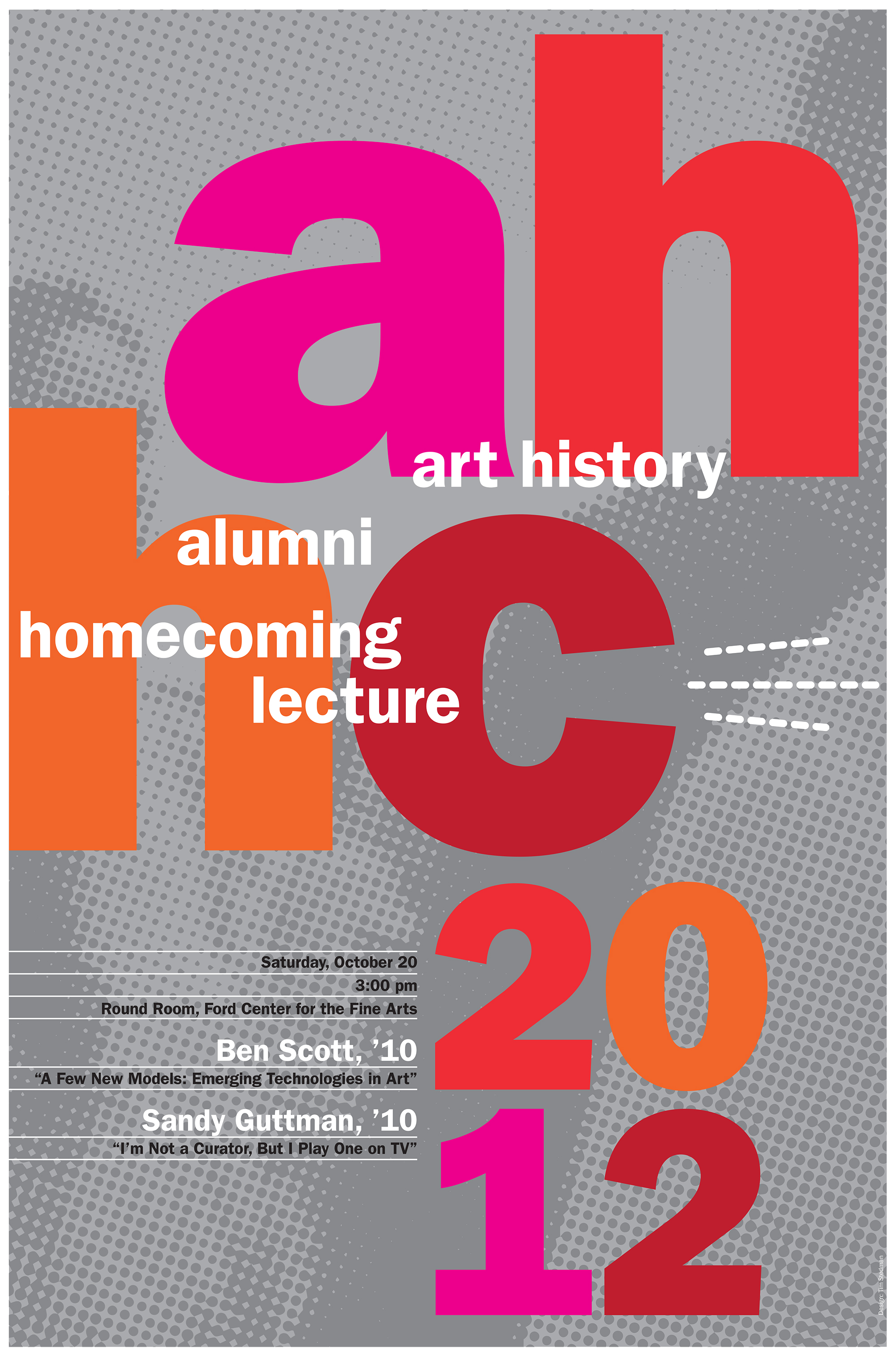 2012: Art History Alumni Homecoming Lecture (poster)