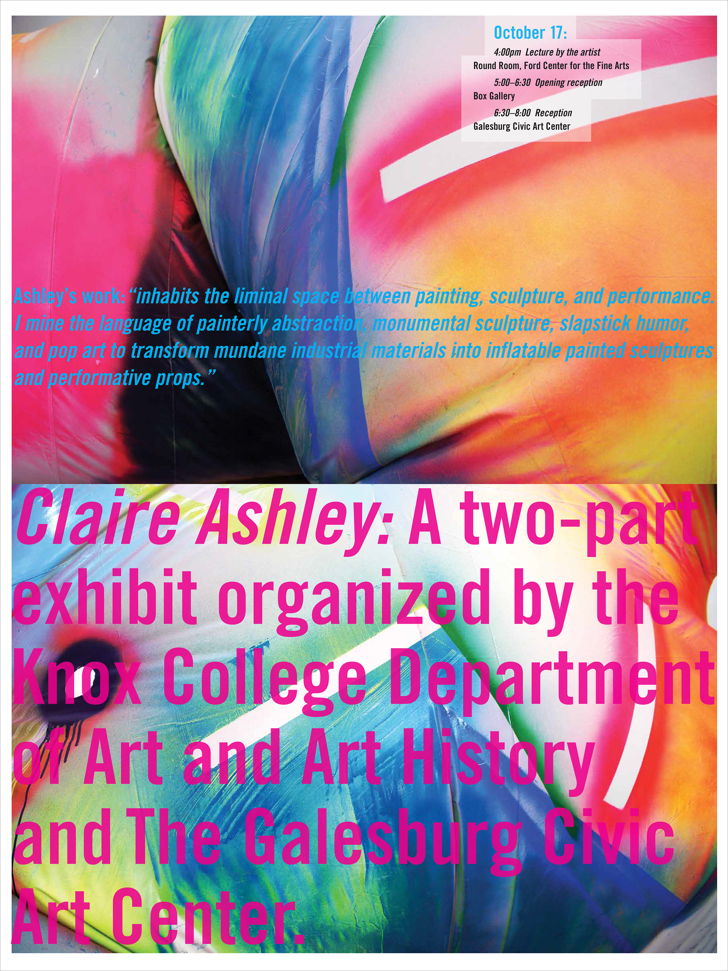 2014: Claire Ashley Exhibit (poster)