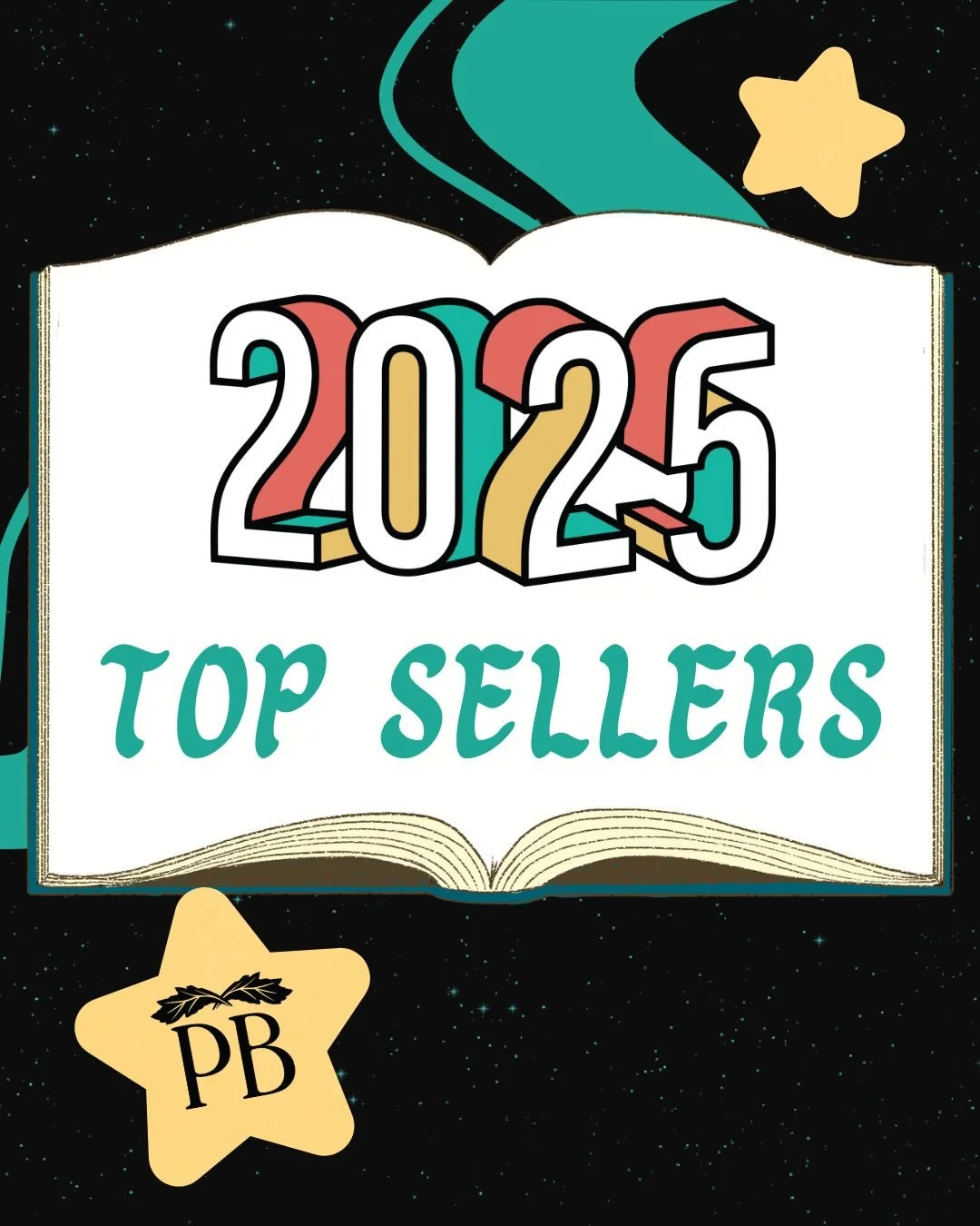 It&rsquo;s time to reveal our top 30 bestsellers of 2025! Did your favorite make the list? Head to the link in bio or stories to shop our bestsellers. 

#bestsellers #indiebookstore #top30 #theyearinbooks