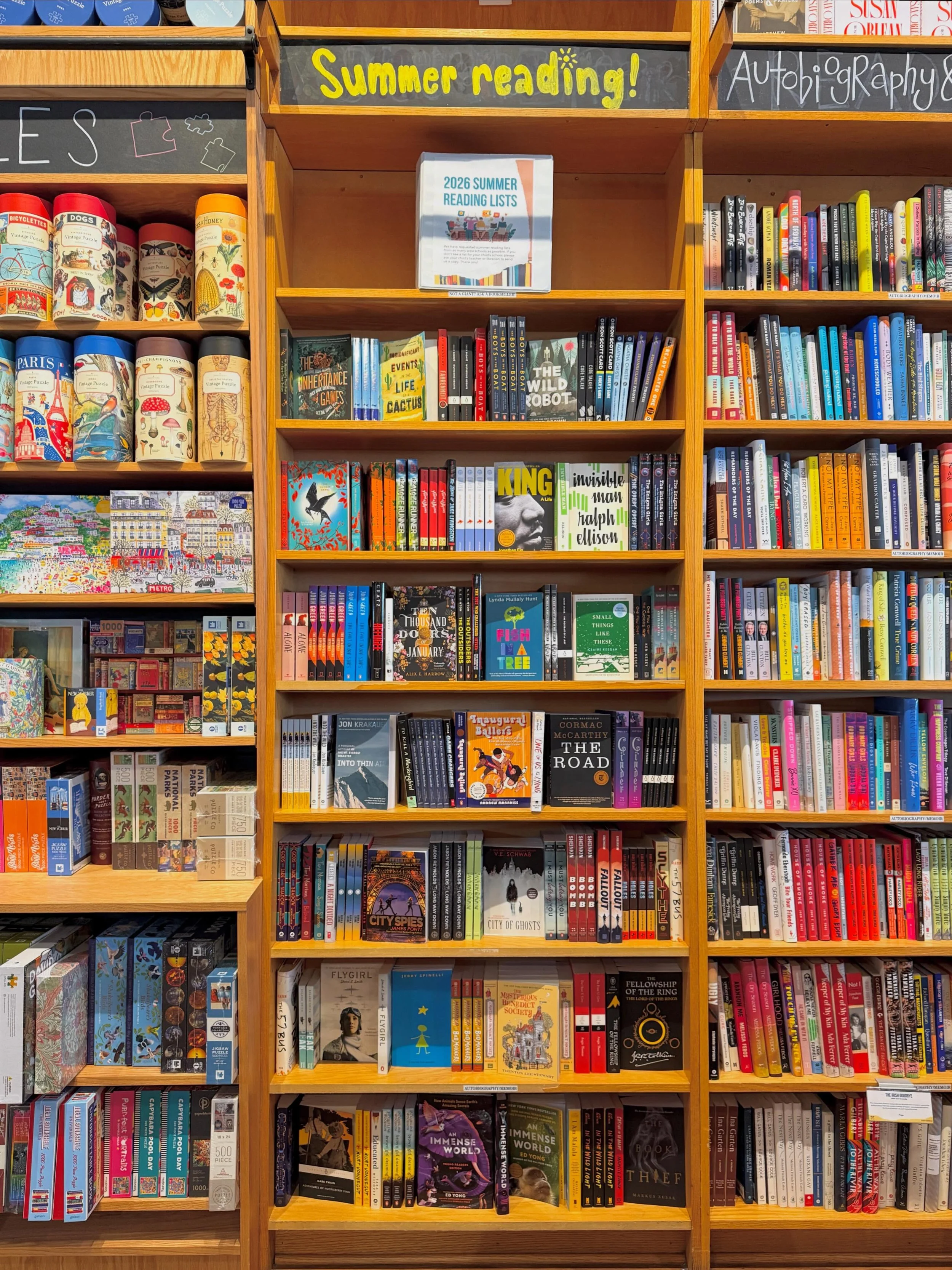 Our summer reading section has returned! Whether you&rsquo;re a student grabbing your school&rsquo;s required reading or an adult looking for a classic you may have missed in school, we have everything you need. 

Local teachers and librarians &mdash