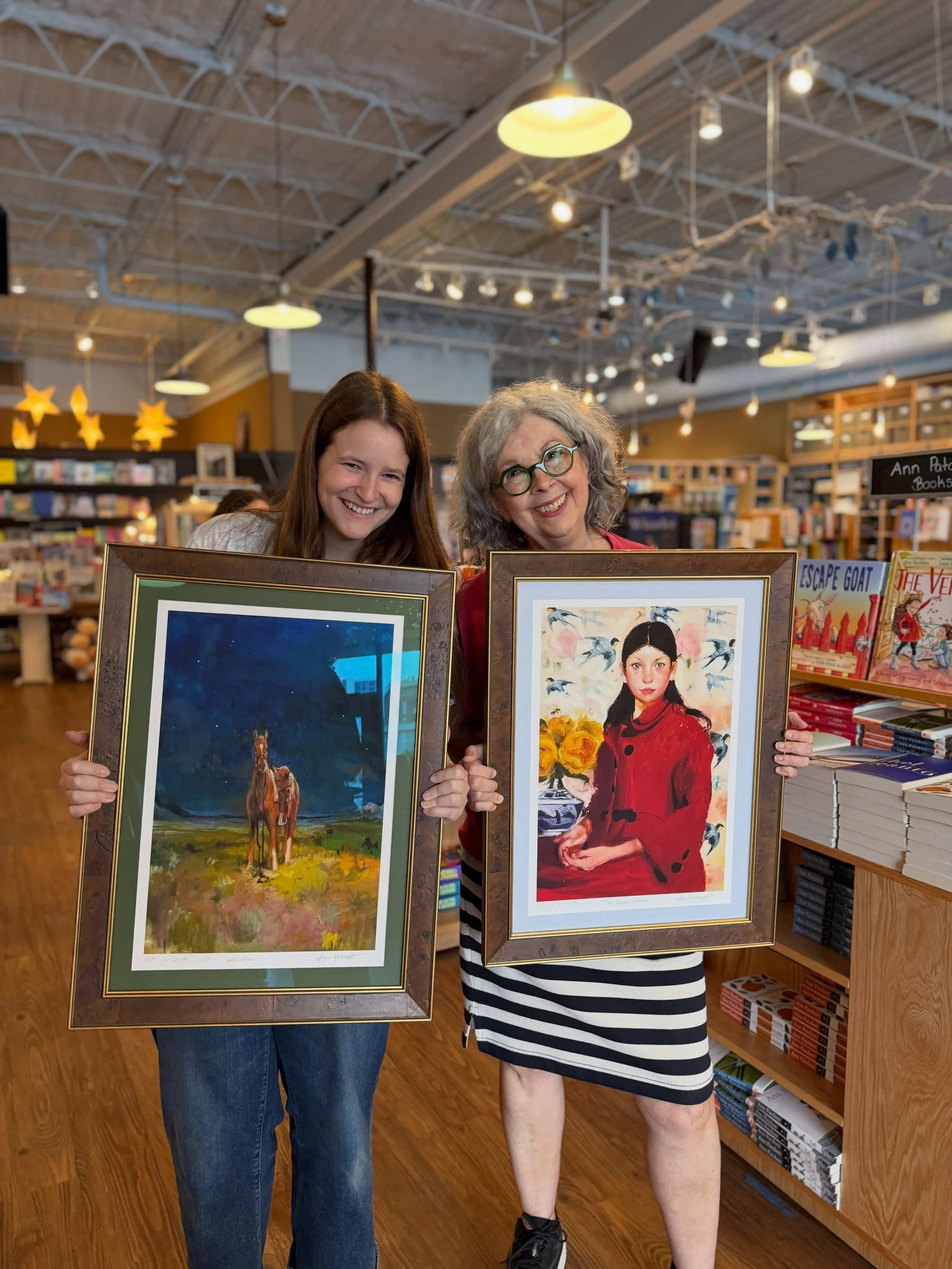 TOMORROW! A limited run of giclee prints of Whistler and Maeve (signed by Noah and Ann!) go on sale June 9 at 9am CST. Follow @noahsats for links and all the details. We&rsquo;ll have these hanging in the store for a bit, so some check them out!

#no