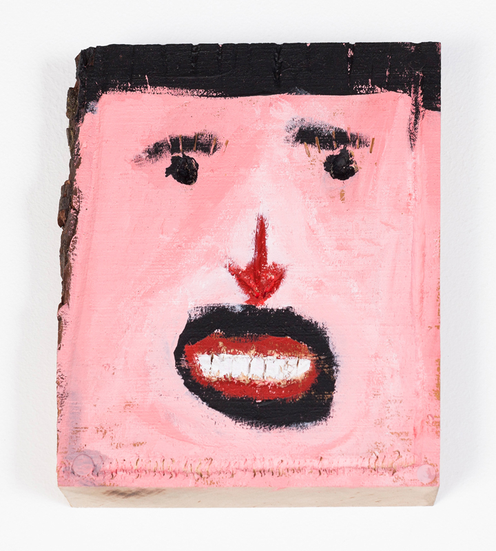   Michael Sailstorfer, "Papa", 1986 (6-7 Jahre), Acryl auf Holz , 20 x 25 cm. Courtesy Michael Sailstorfer und König Galerie, Berlin. Copyright VG Bild-Kunst, Bonn. Photo: Jonas Wilisch, www.setform.de  