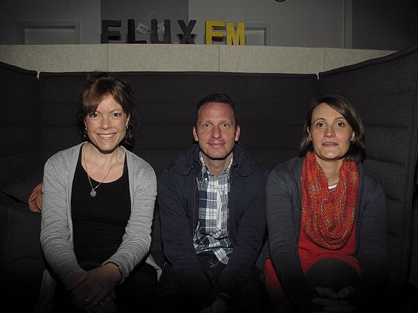 Sylvia Volz, Norbert Bisky & Valeska Hageney @FluxFM.