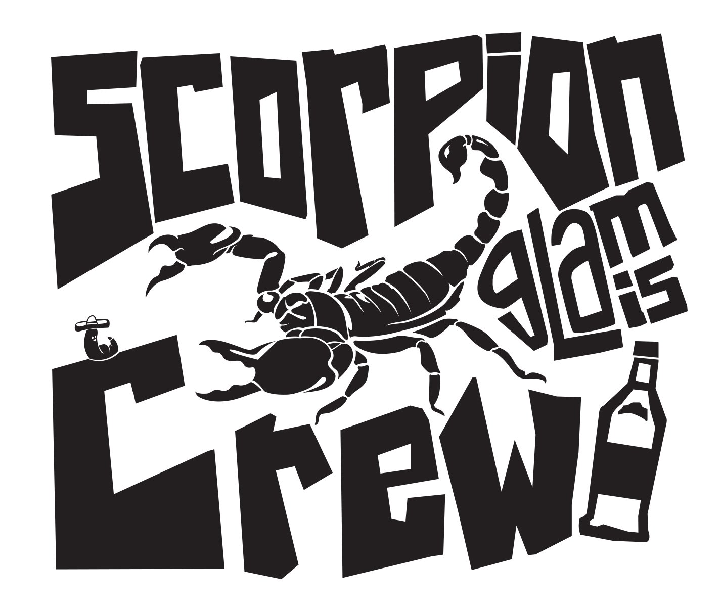 Scorpion Crew Custom Lettering
