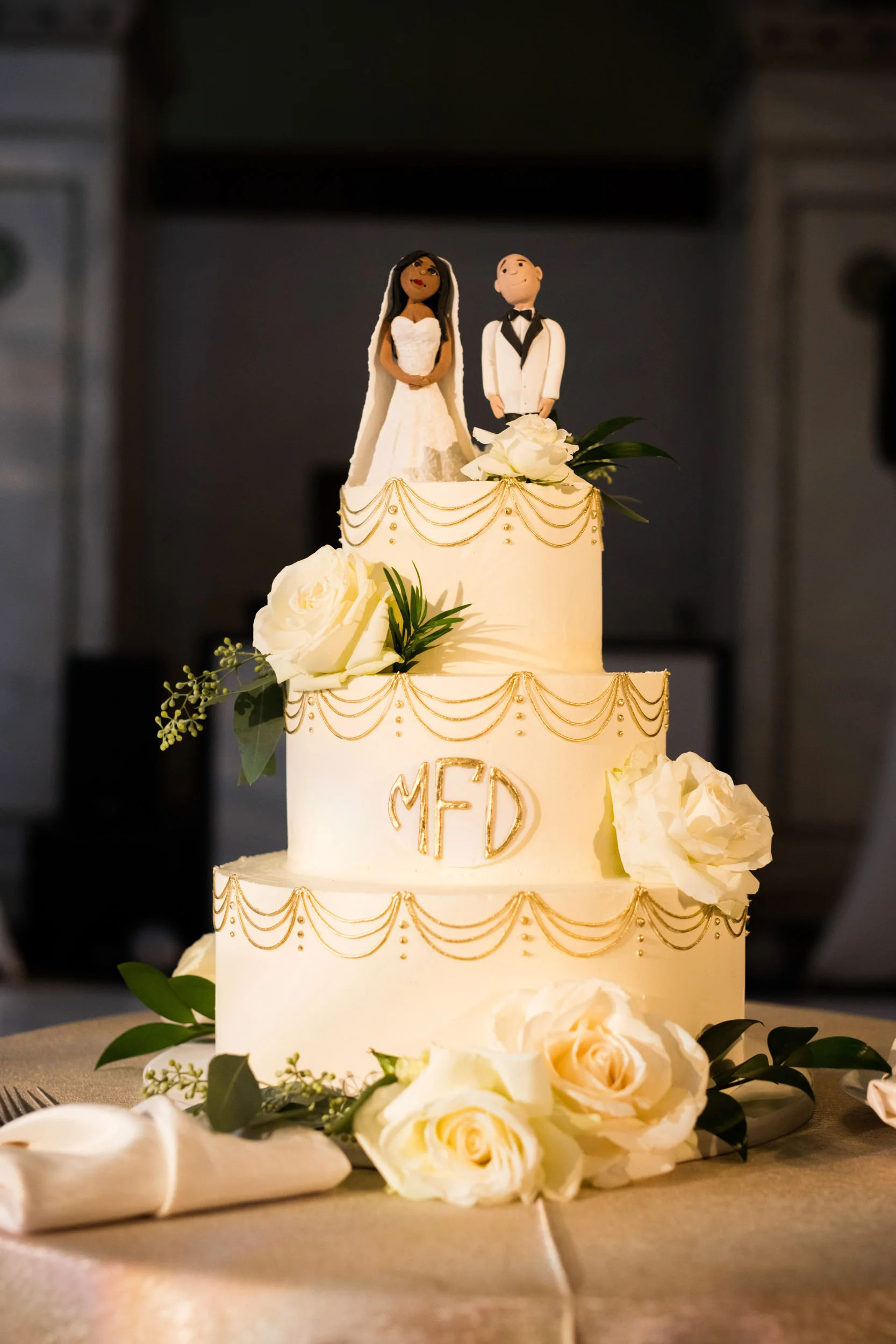 Alliance Bakery Cake for Chicago Cultural Center Wedding