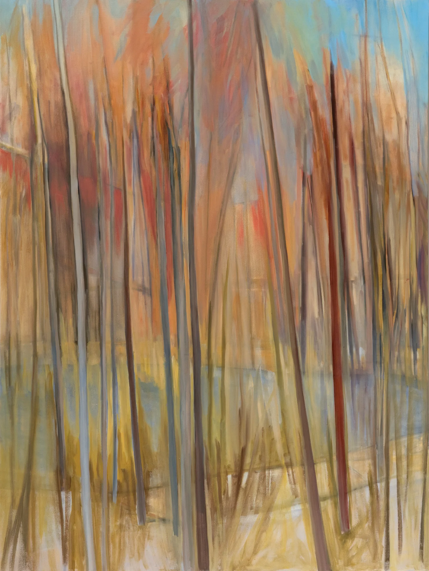 Early Spring , 2009, Oil on Canvas, 72 x 54 inches