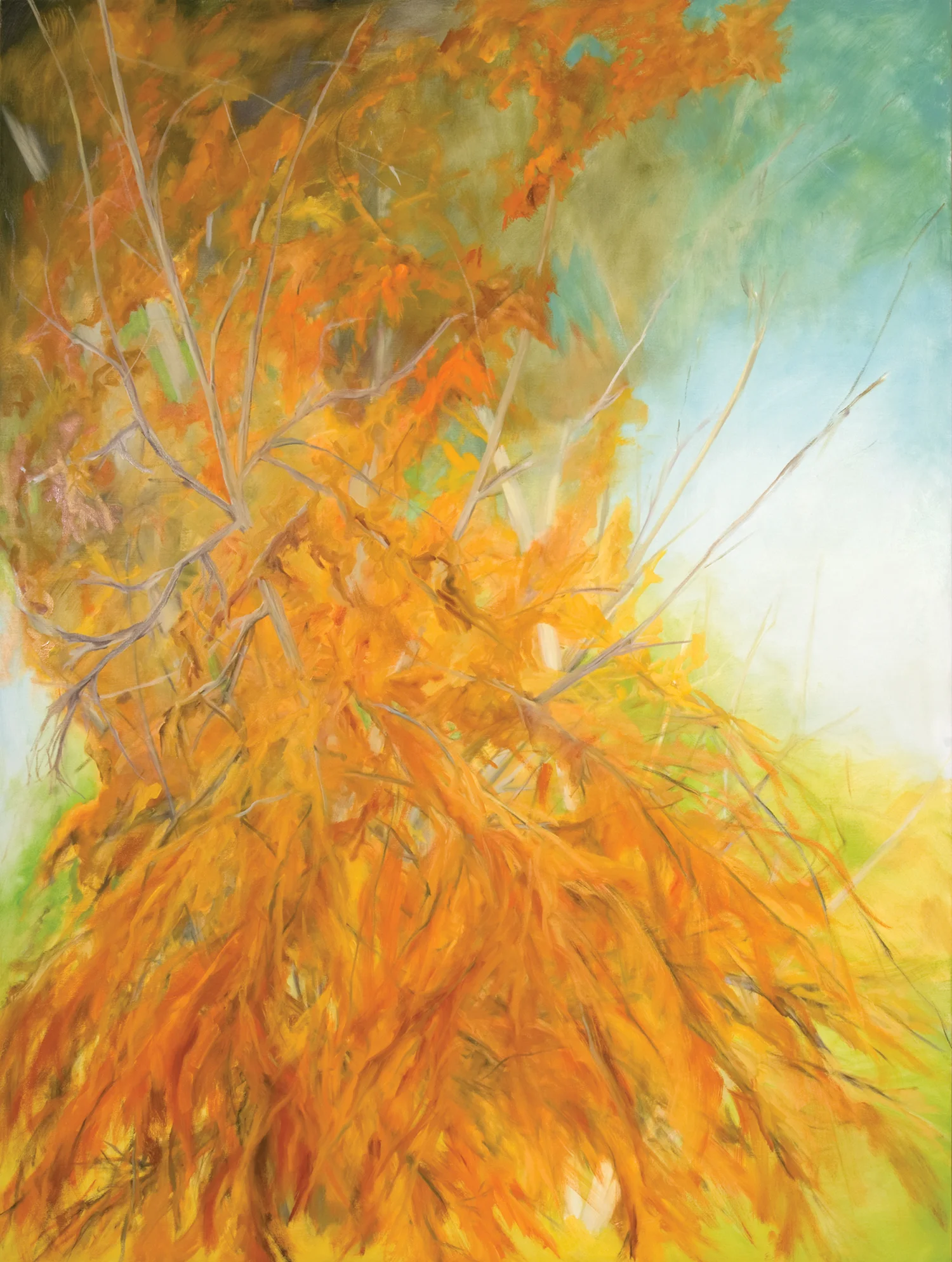 Bramosia , 2009, Oil on canvas 96 x 72 inches (Private Collection-Fredericton, NB)