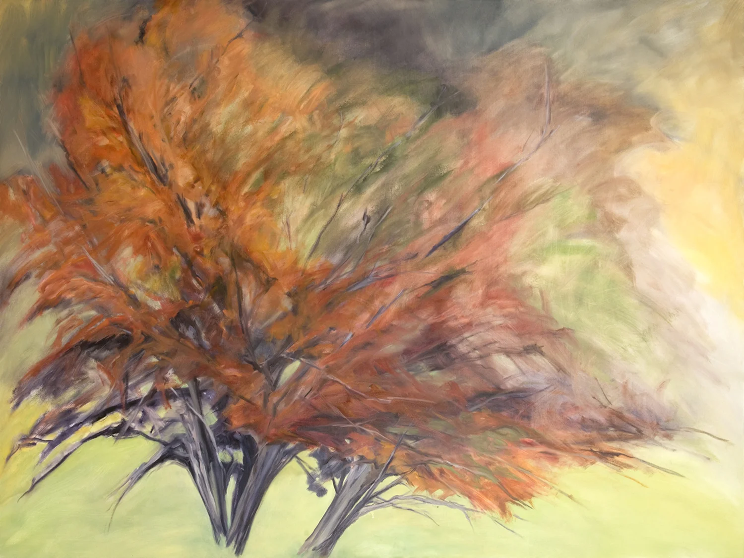Biancospini , 2009, Oil on canvas, 72 x 96 inches (UNB, Harriet Irving Library Permanent Collection-Fredericton, NB)