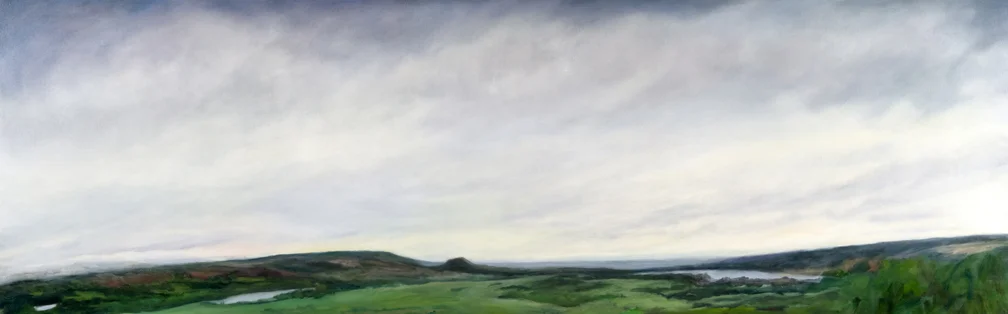 Summer , 2009, Oil on Canvas, 27 x 84 inches (Private Collection)