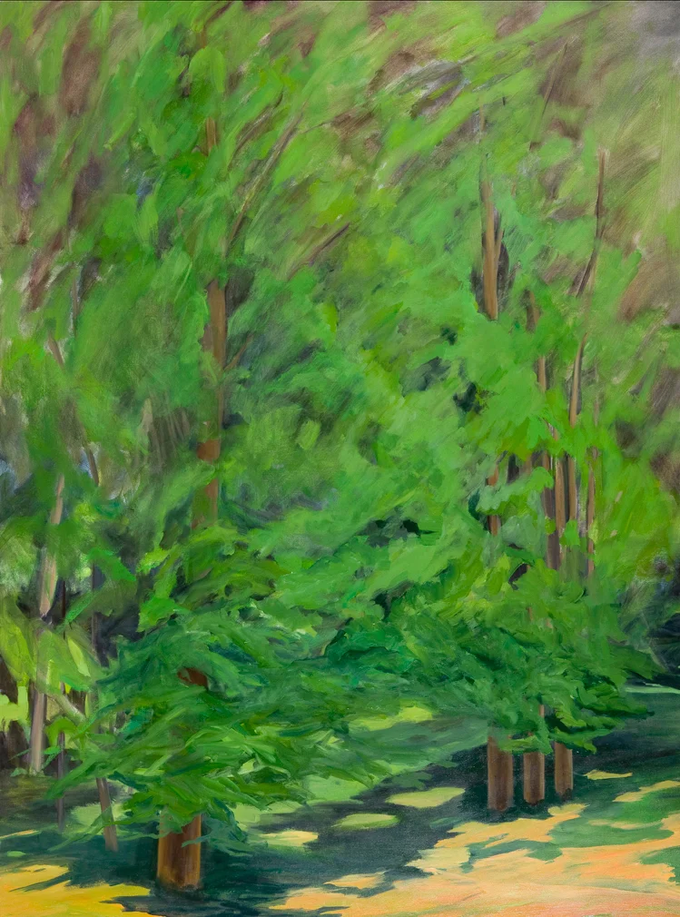 Gioia Verde I , 2008, Oil on Canvas, 72 x 54 inches (Private Collection)