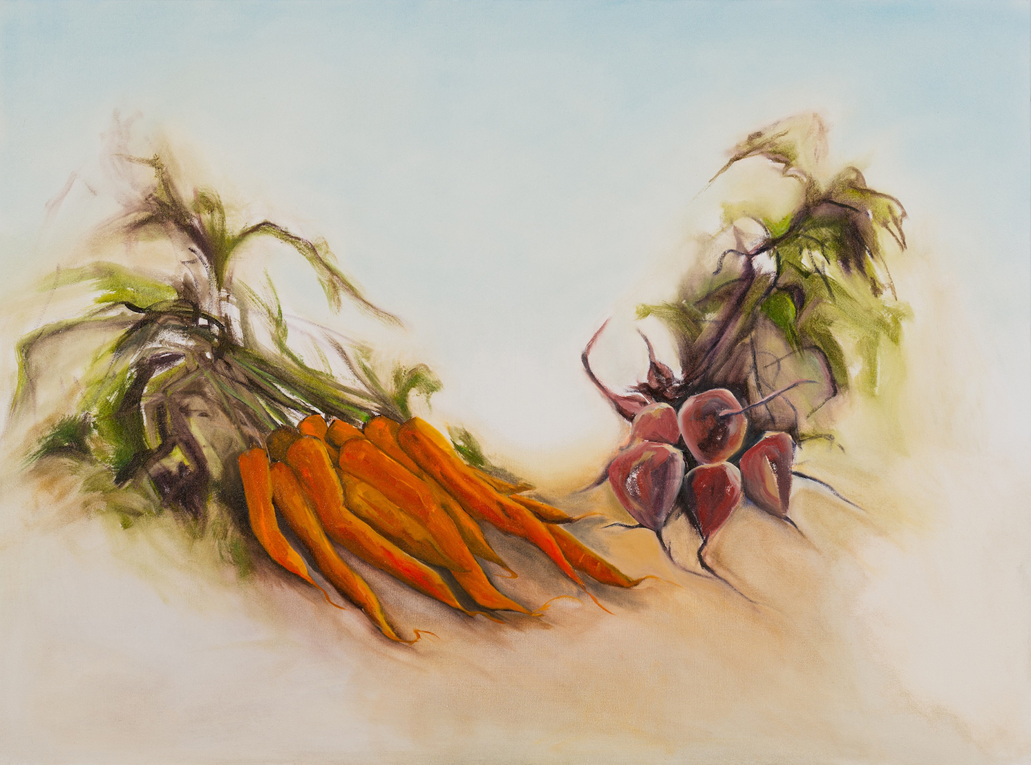 Un-Earthed , 2013, Oil on Canvas, 36 x 48 inches