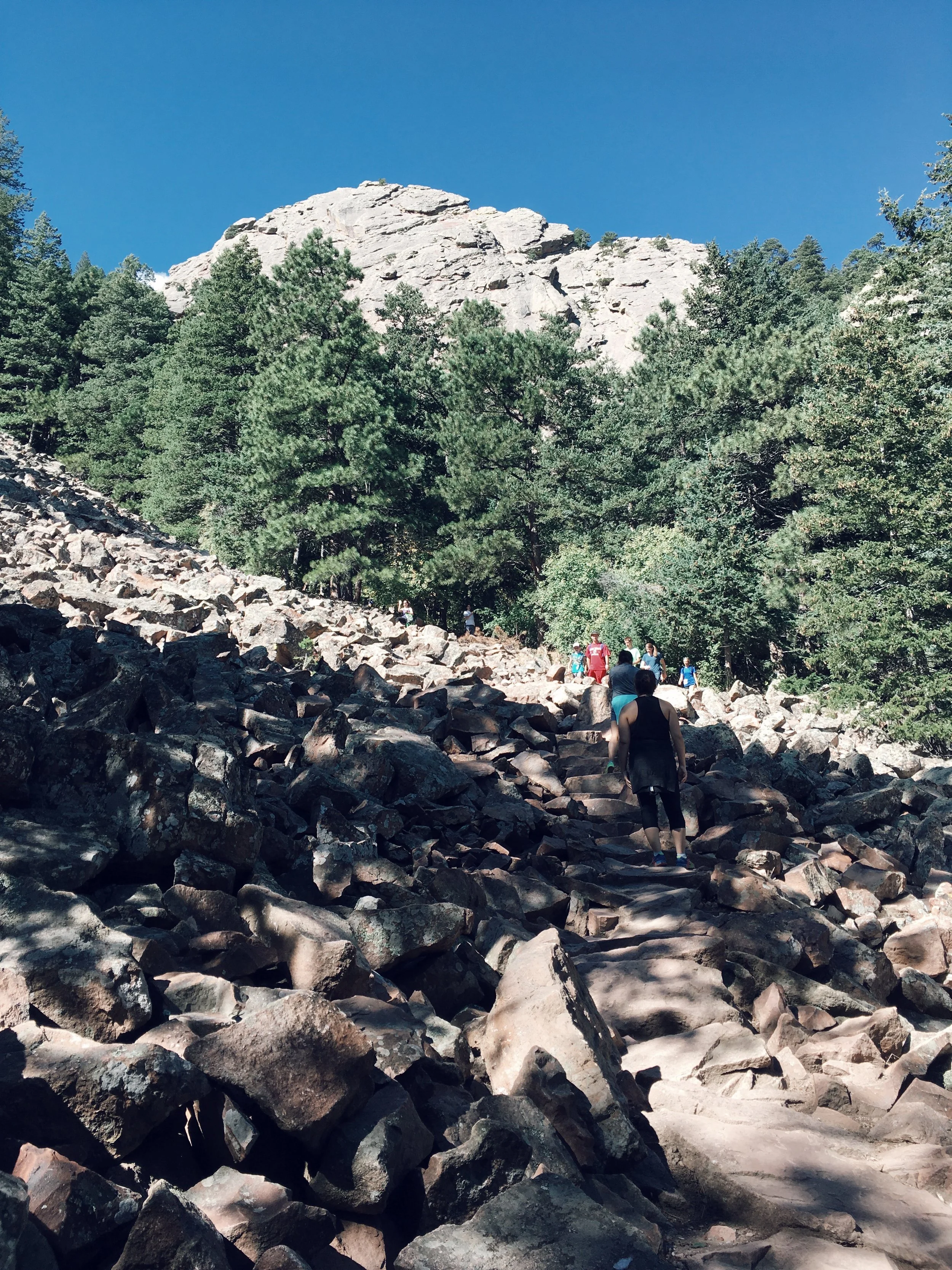 boulder scrambling