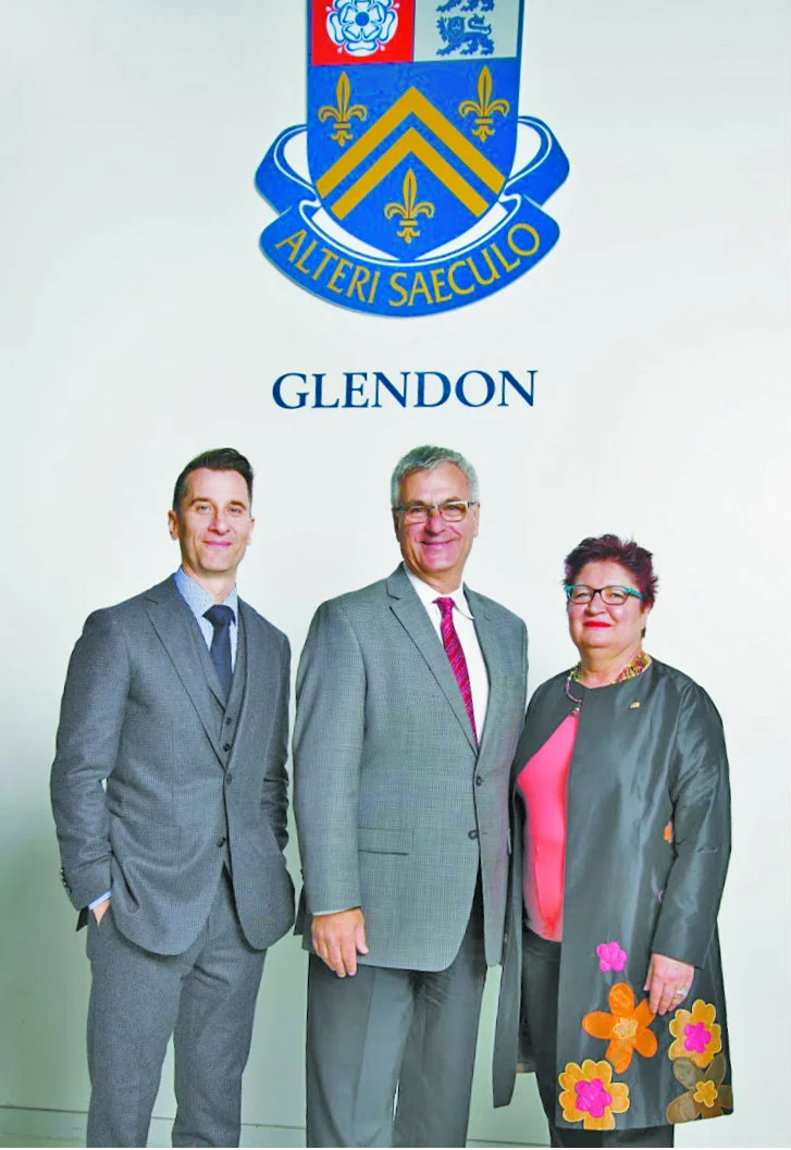 Left to right: Dr. Donald Ipperciel, Jean-Marc Fournier, Annie Demirjian