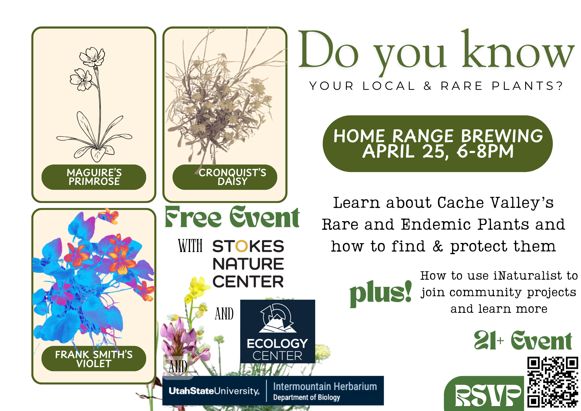 Night of Rare and Endemic Plants at Home Range