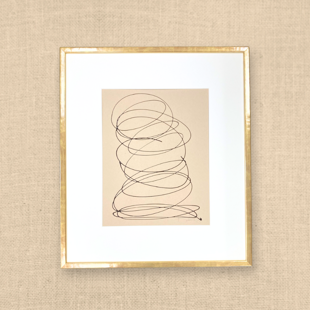 BRAINSTORM IN BROWN ON TAN 19X22