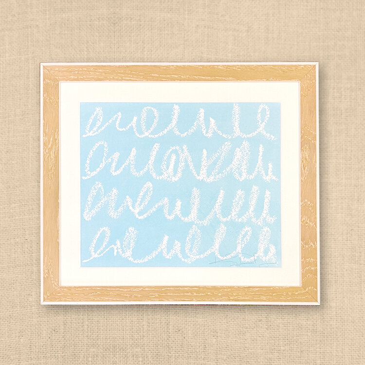 MUSINGS ON TURQUOISE 14X18