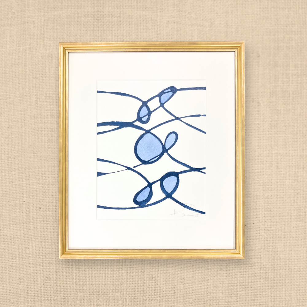 LILYPADS IN BLUE #1 18X21