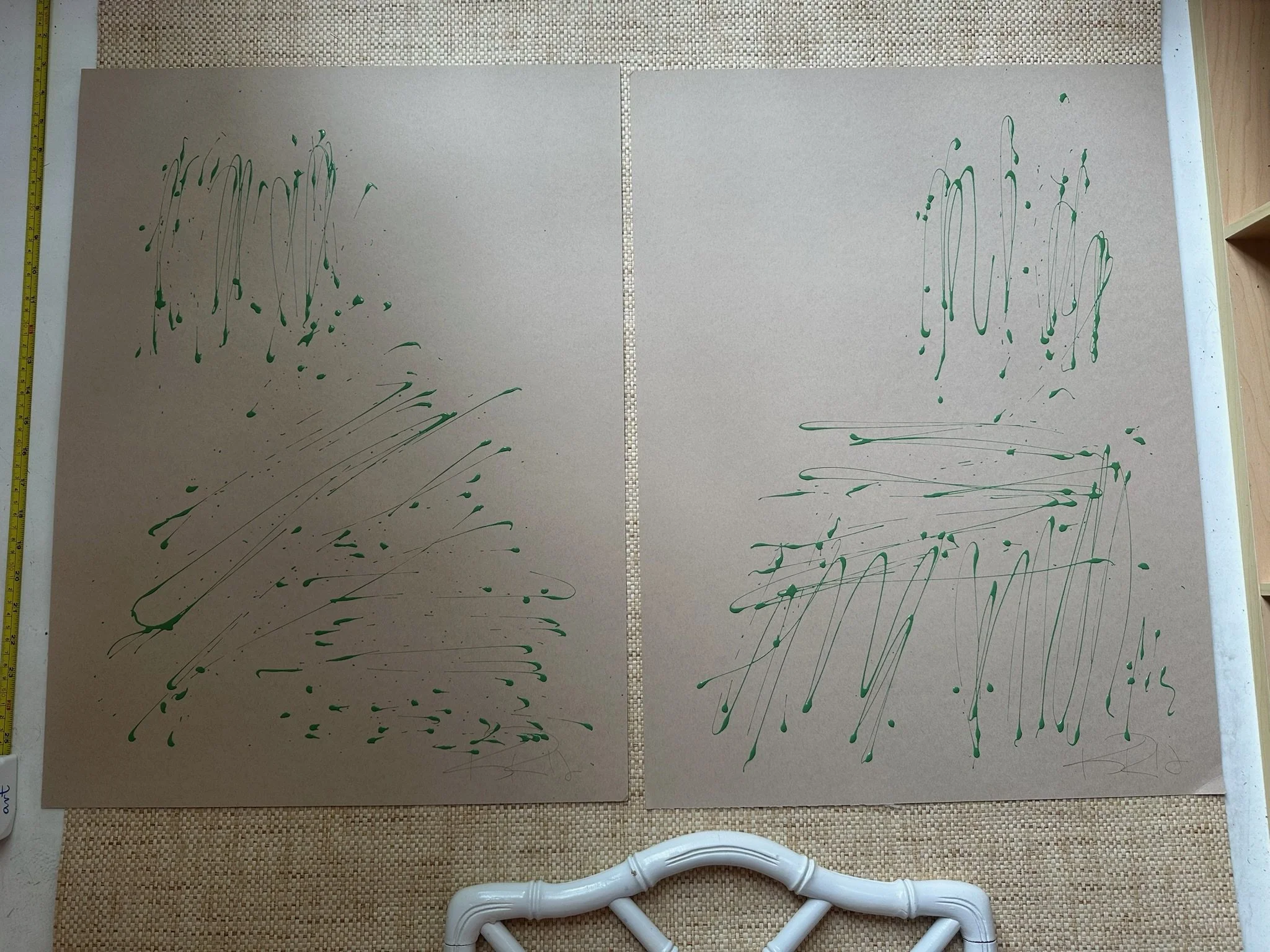 Studio Paper Sale - Large Art Pair Unframed