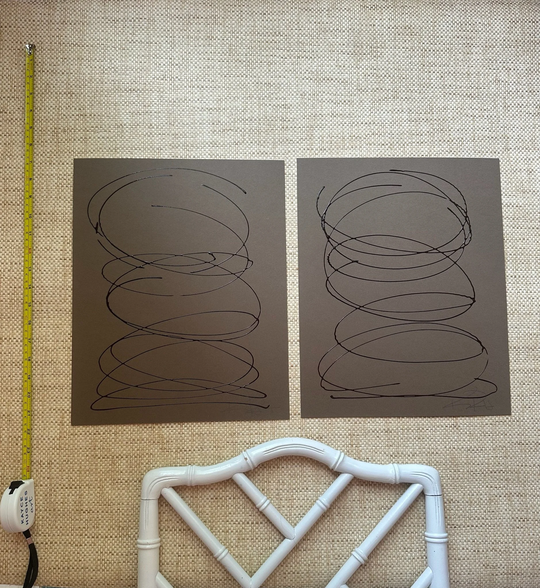 Studio Paper Sale - Medium Art Pair Unframed