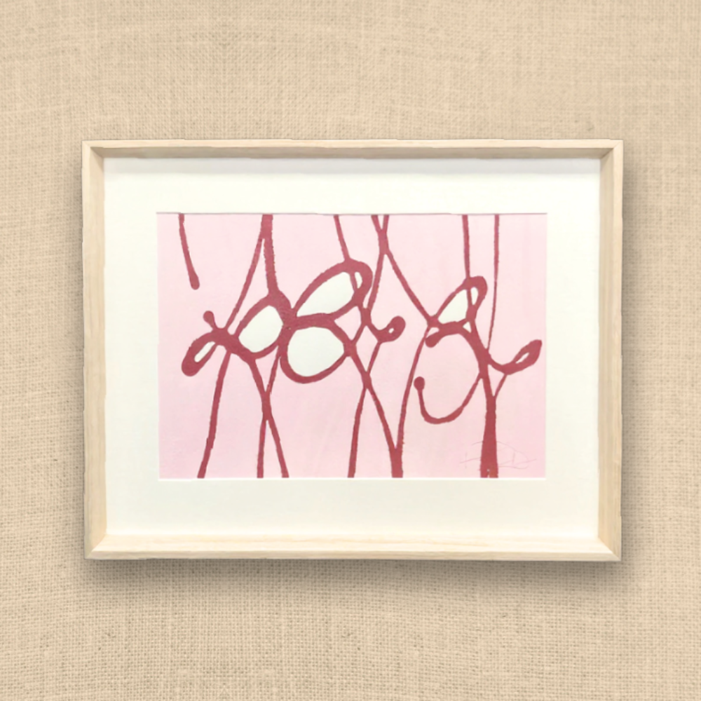 LILYPADS IN PINK 21X28