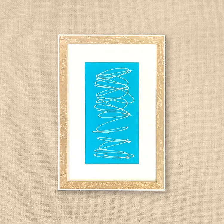 MOTION ON TURQUOISE 12X17.5