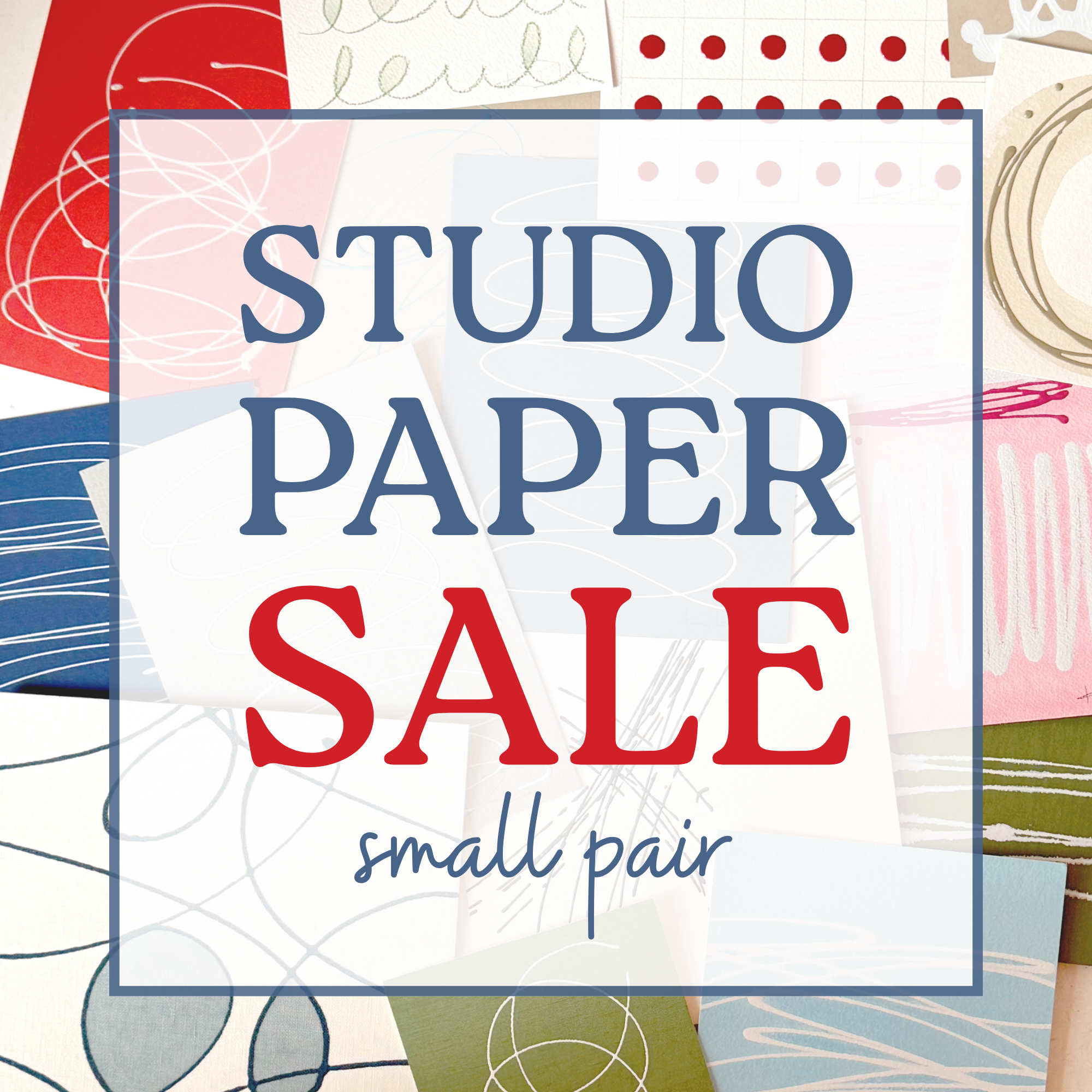 Studio Paper Sale - Small Pair