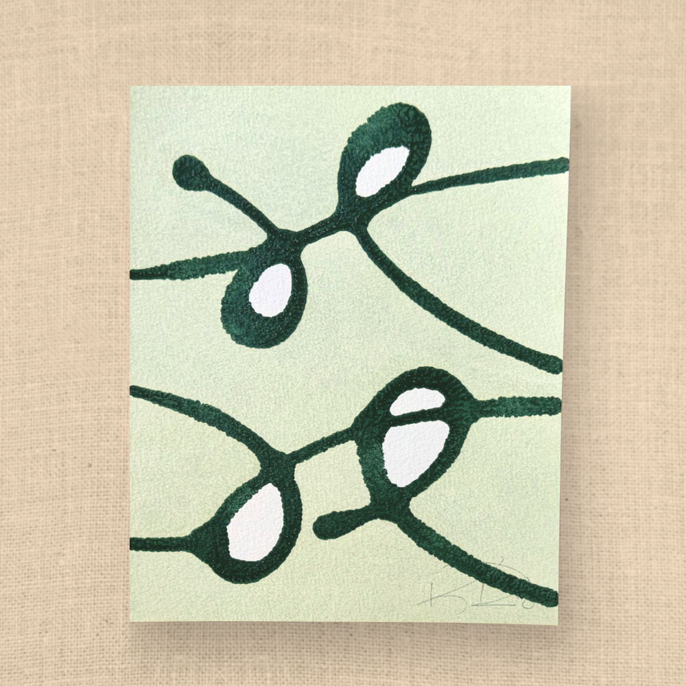 Lilypads in Green #13 8x10