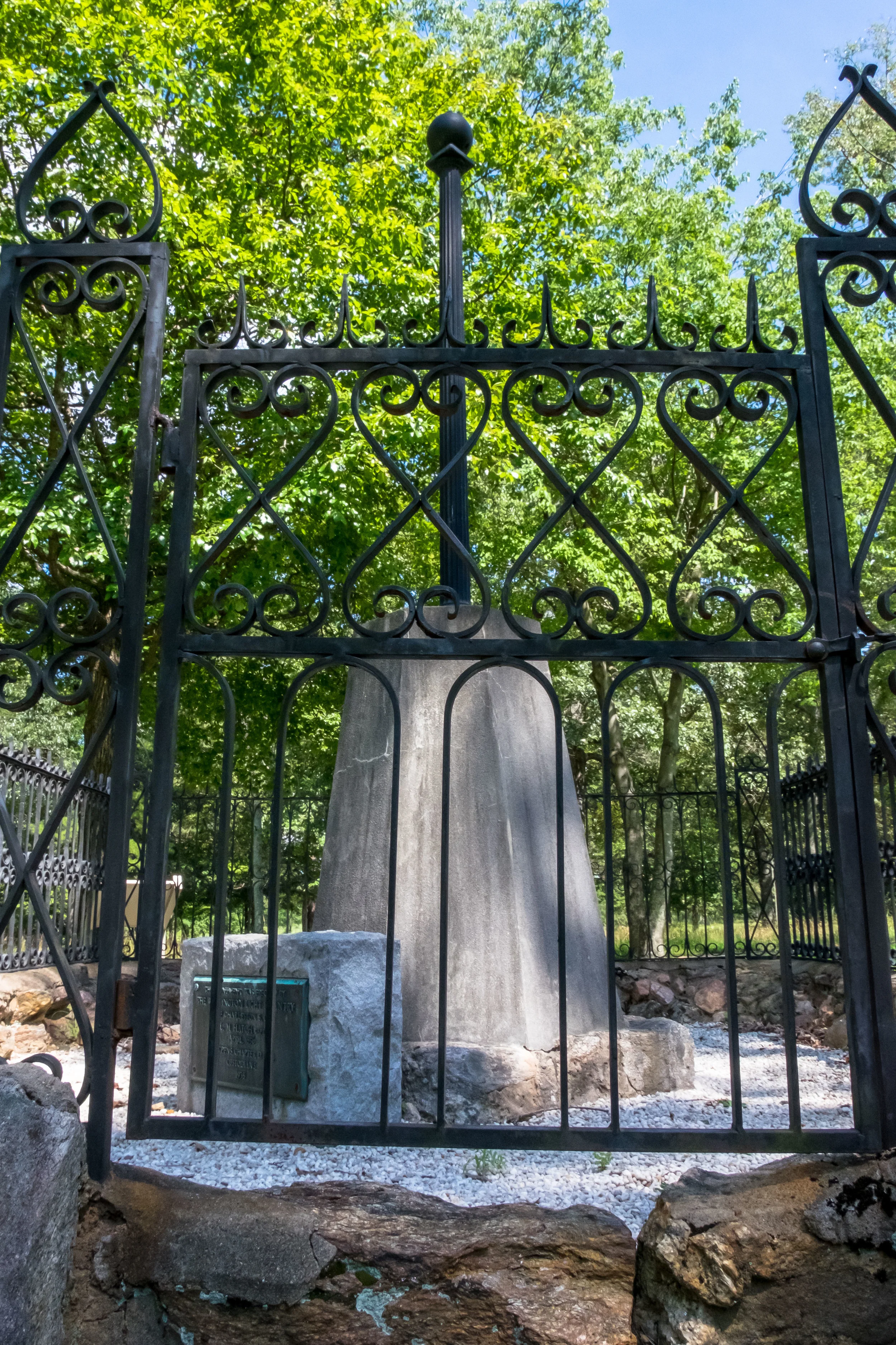  Washington Light Infantry memorial from 1856 