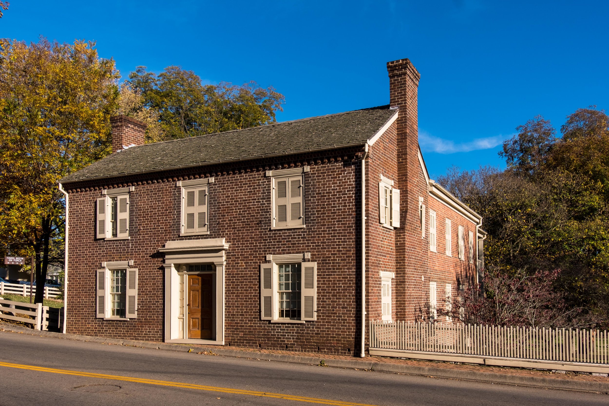  Johnson's last home on Main Street.&nbsp; 