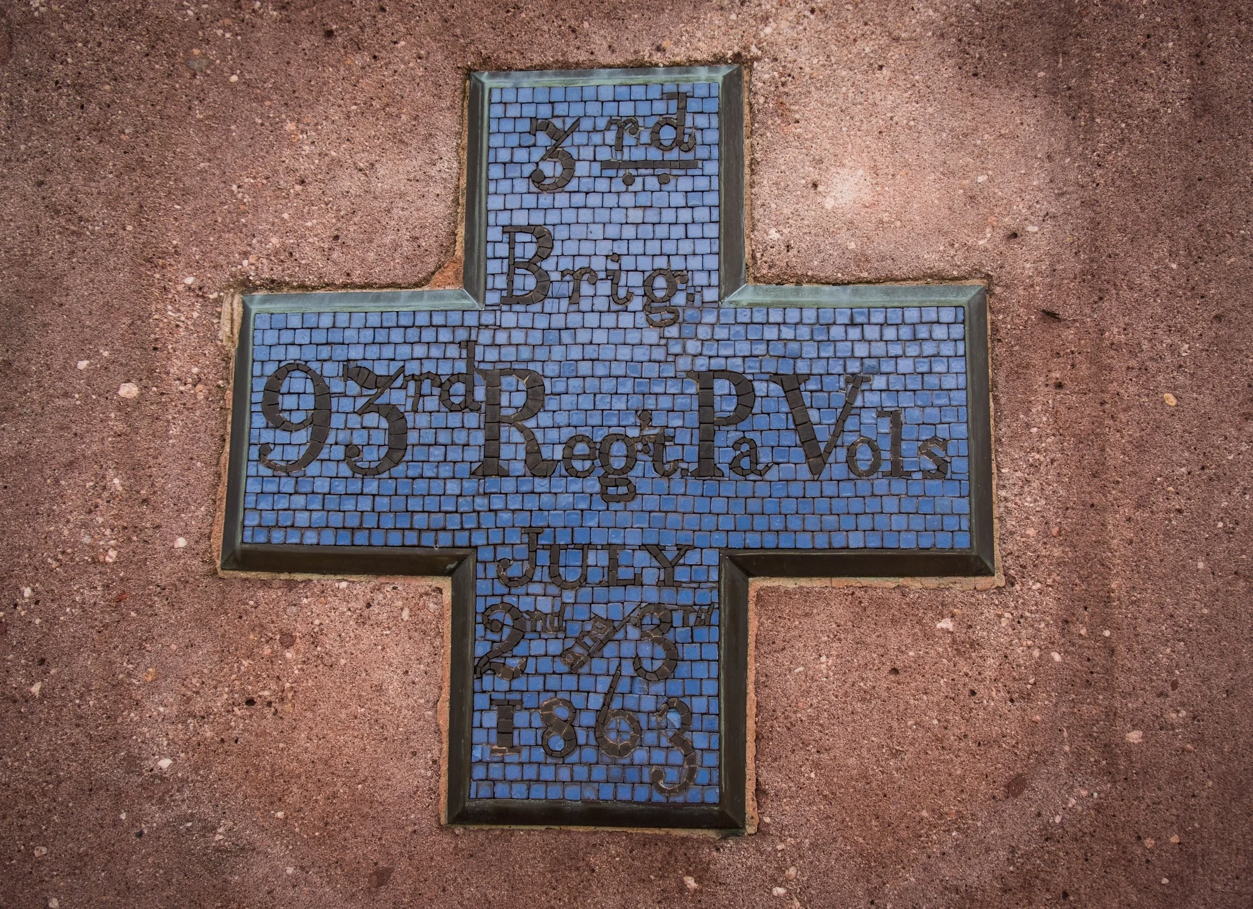 The identification on the 1884 marker.