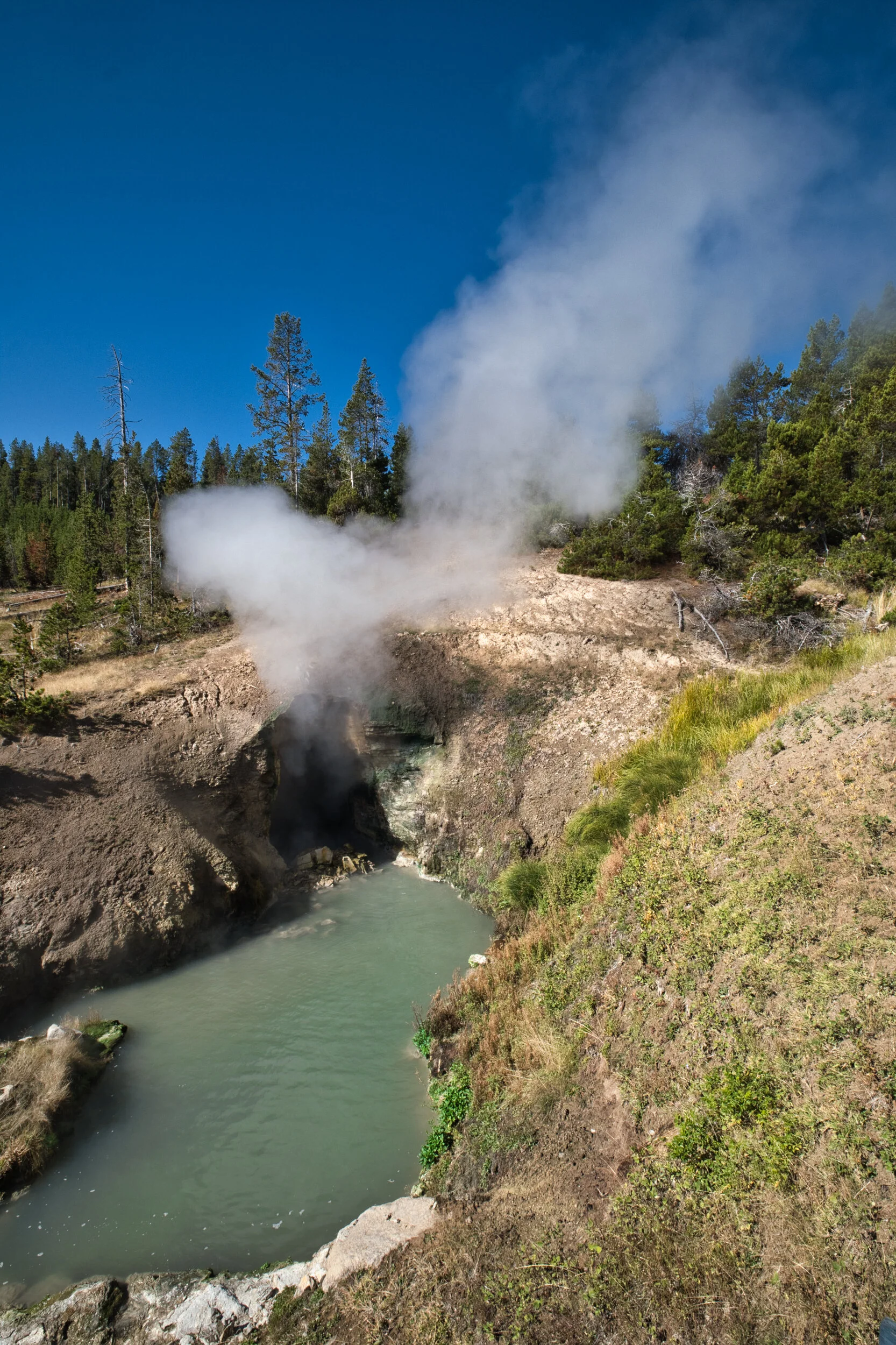 The aptly named Dragon’s Mouth” a super neat thermal feature.