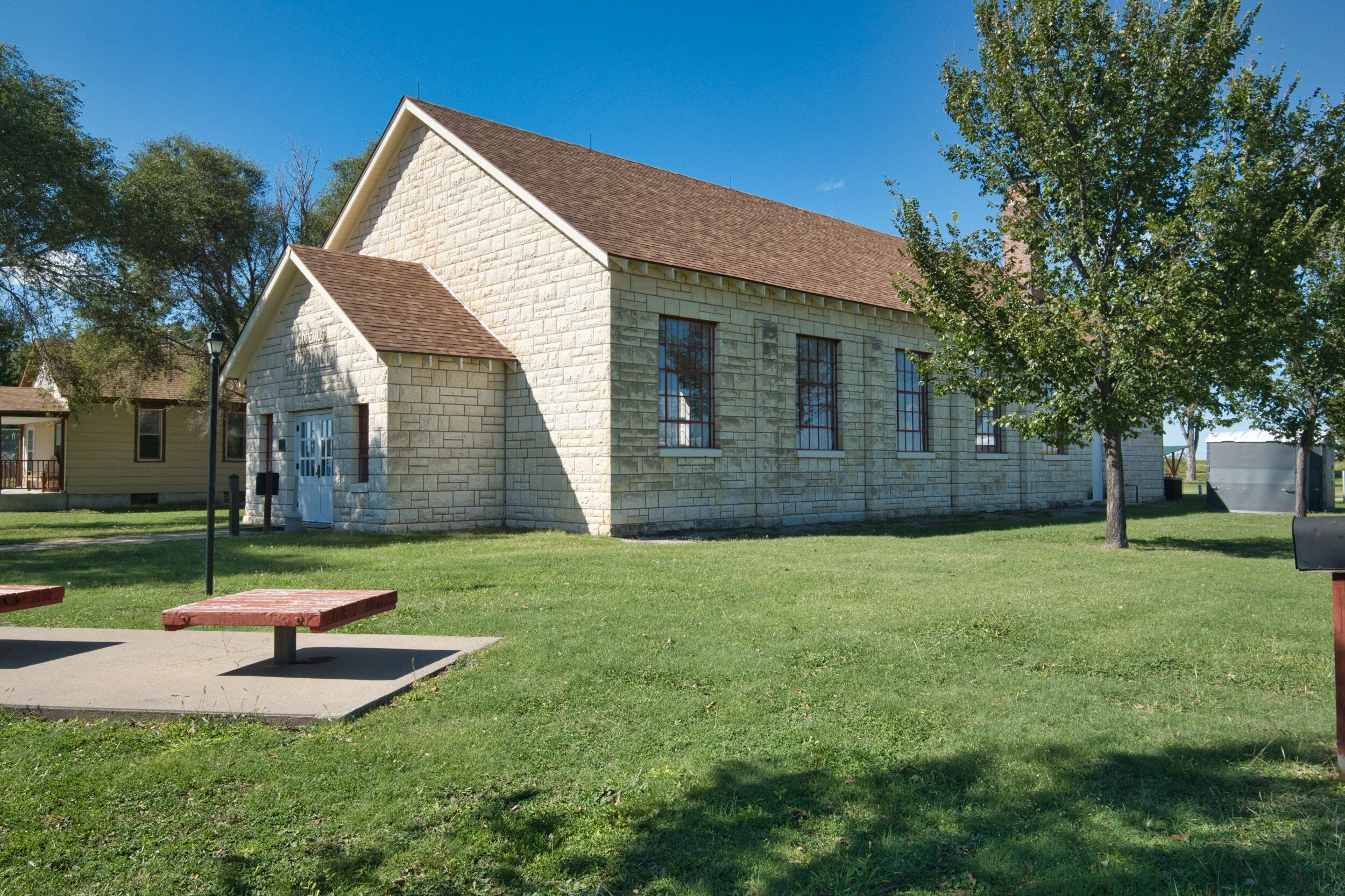 This is the current VC but was built by the community in the 30’s for their gatherings. Beautiful work.