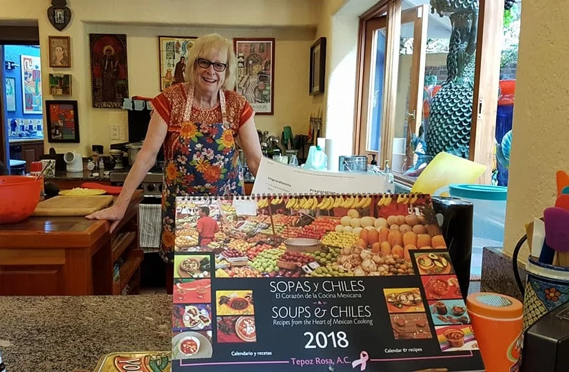 Janet Dawson, chef extraordinaire, food artist and one of our hosts.