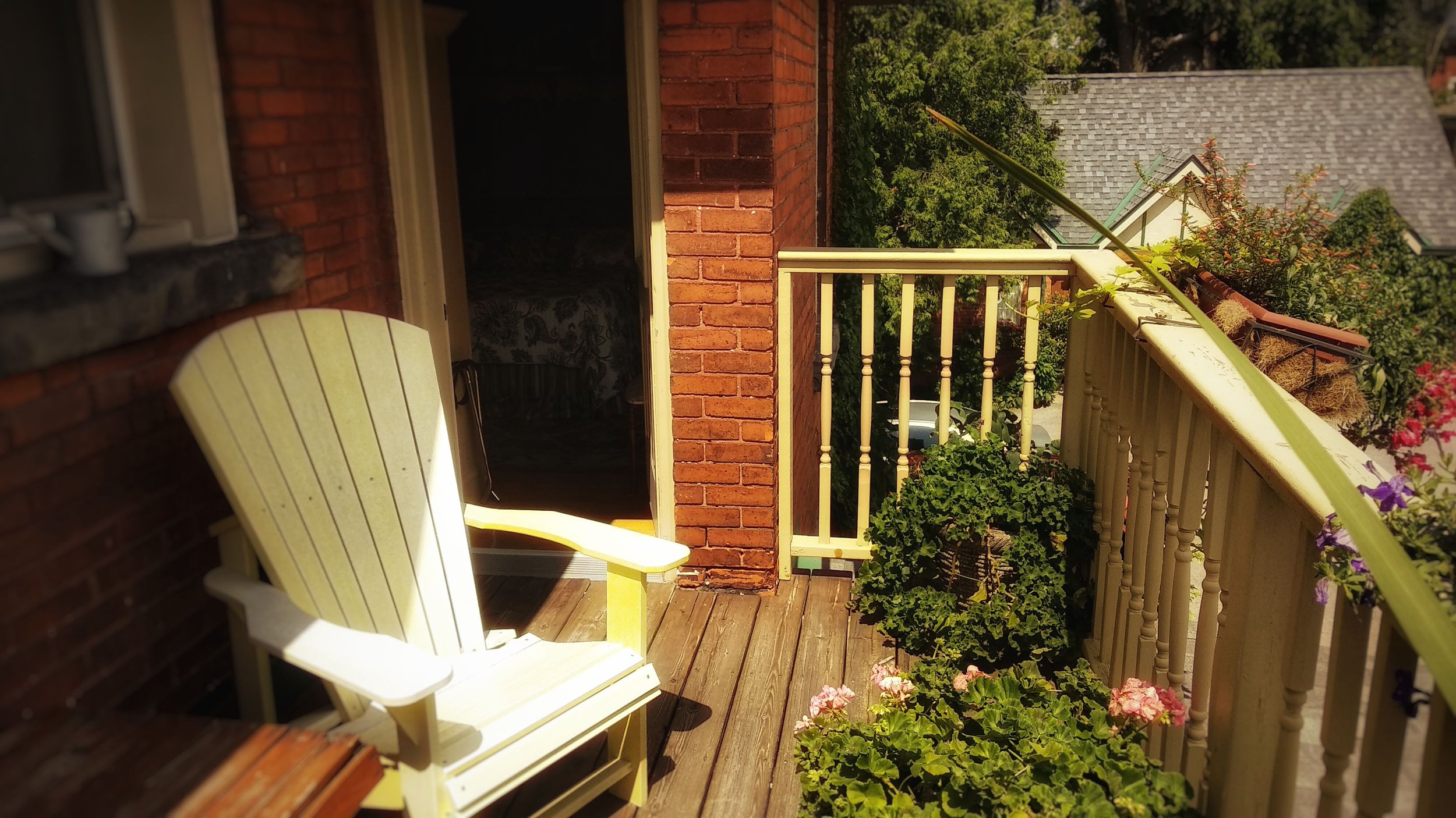 Bedroom 3: private balcony
