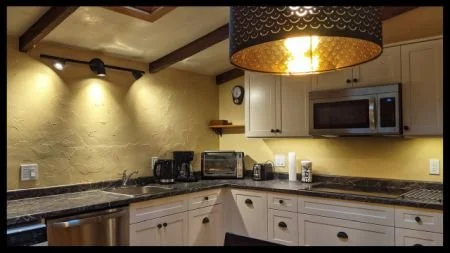Upper-level kitchen