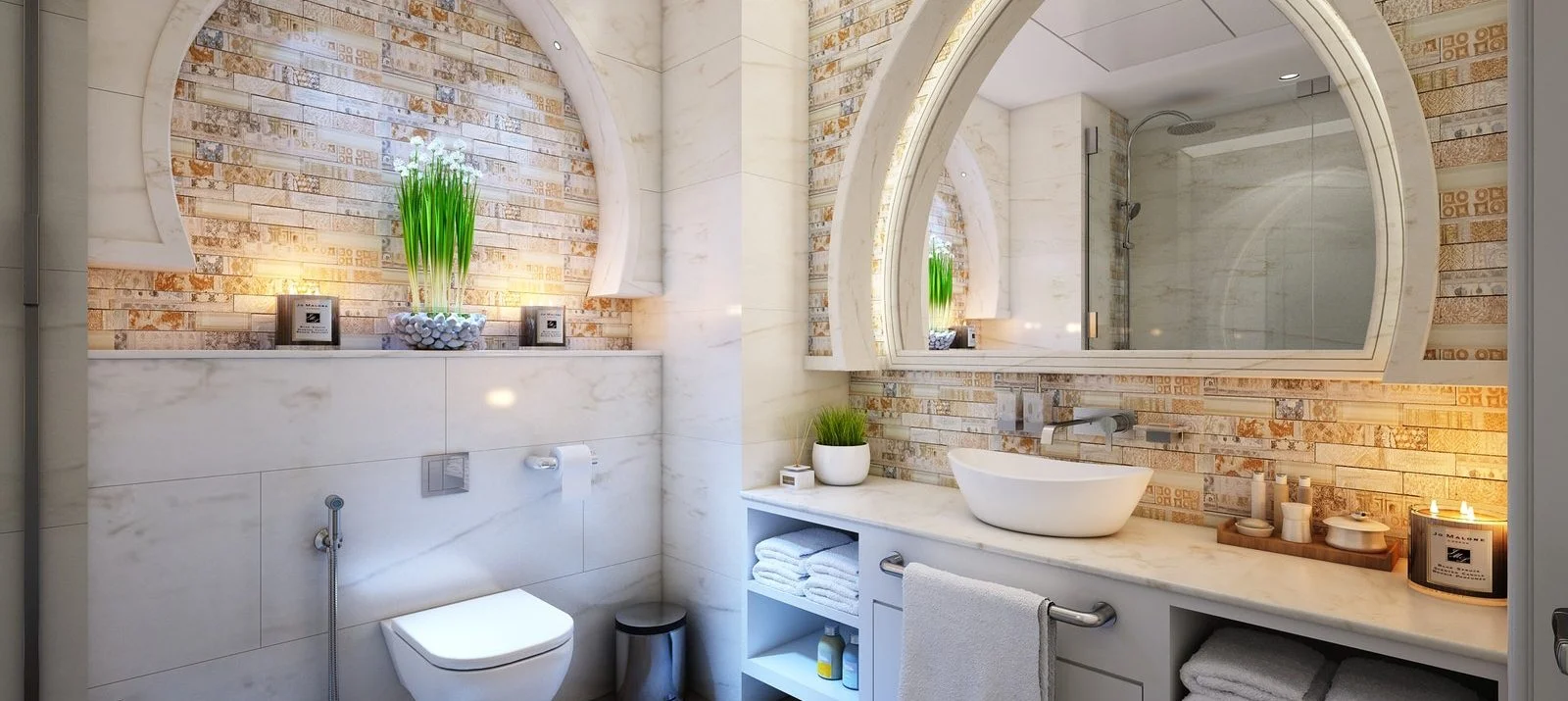18 Alluring Ways To Organize A Bathroom Without Drawers And Cabinets_MakeSpace.jpeg