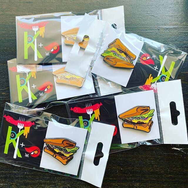 We are doing the puff daddy today. It&rsquo;s our signature pizza puff bun cheeseburger special! We got more pins in to commemorate its awesomeness. We will throw one pin in with every order today! Rep your puff! #kimskipuffdaddy #kimski #kopo #pizza