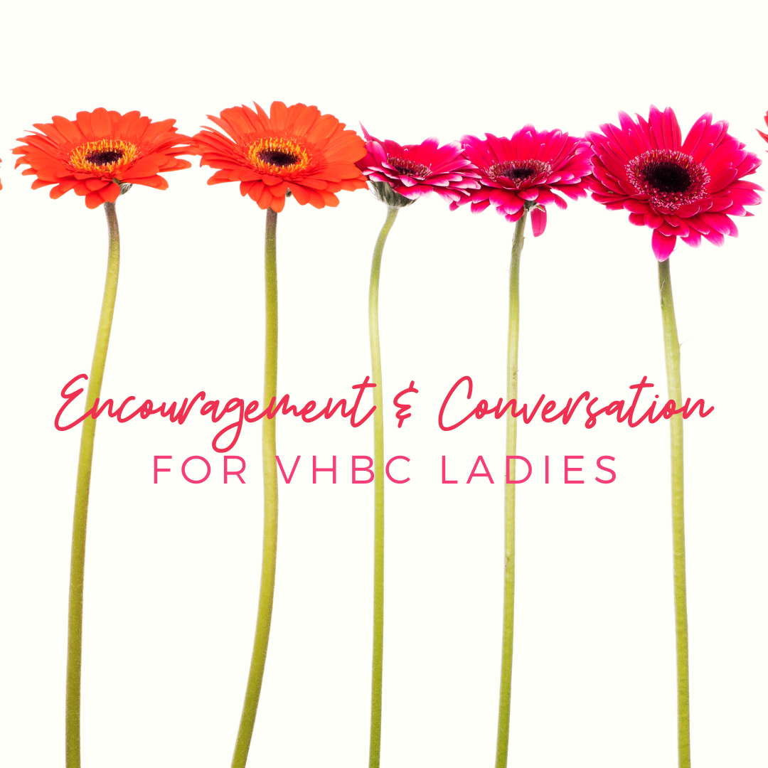 Encouragement &amp; Conversation for VHBC Ladies in July