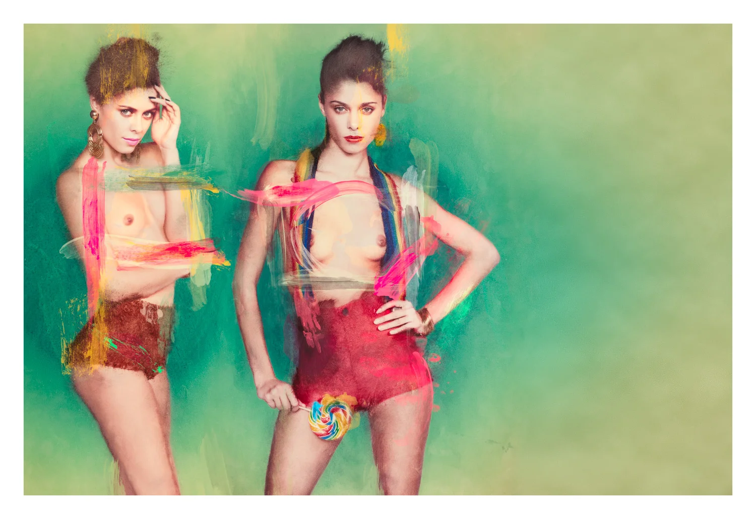 Lois & River Hoeboer — Collaborative art by Alberto Seveso — Ramón Gellida
