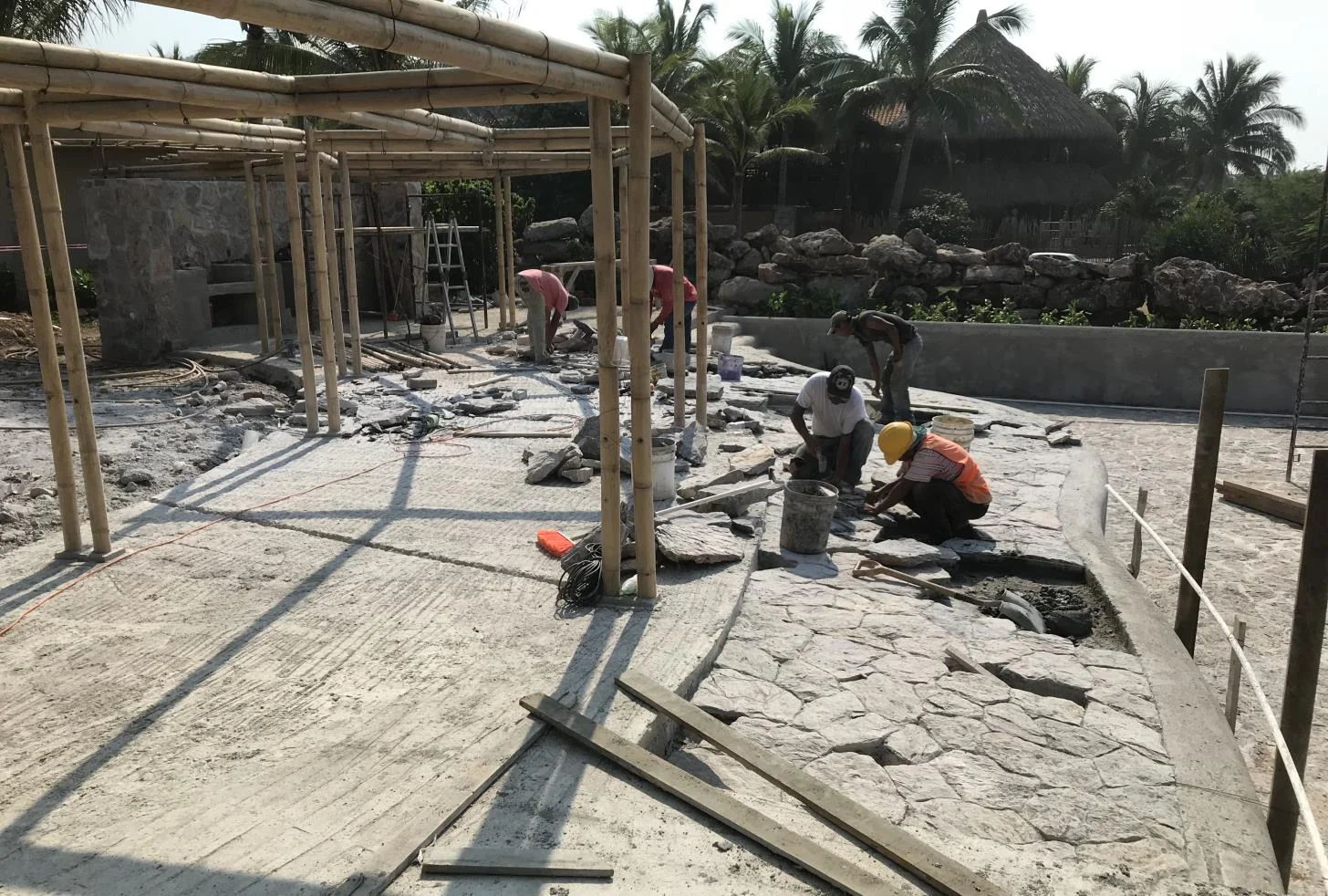 Fabricación de Playa de Alberca