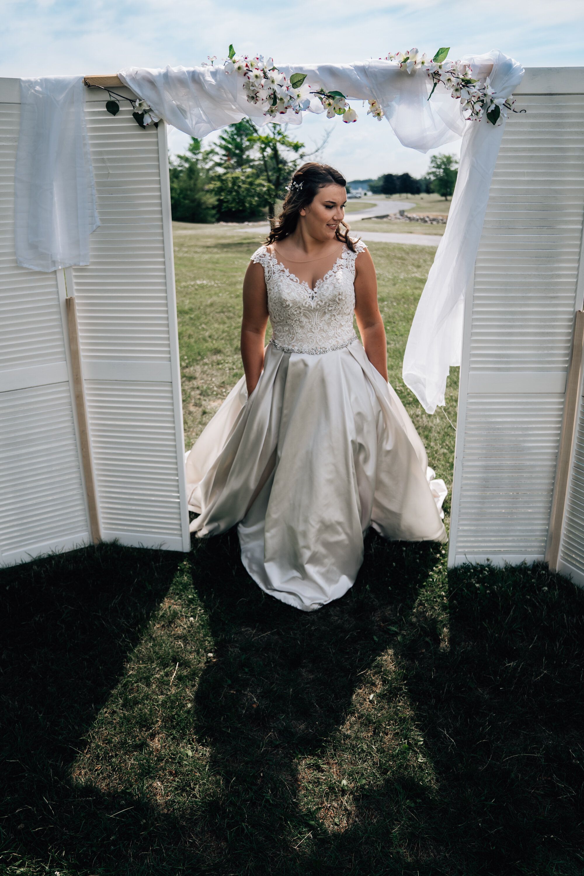 the hall at oakland park nappanee indiana wedding