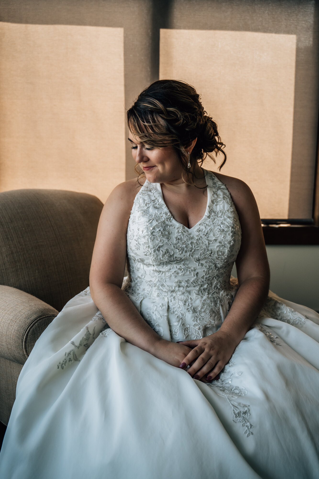 bride portrait indiana wedding photographer