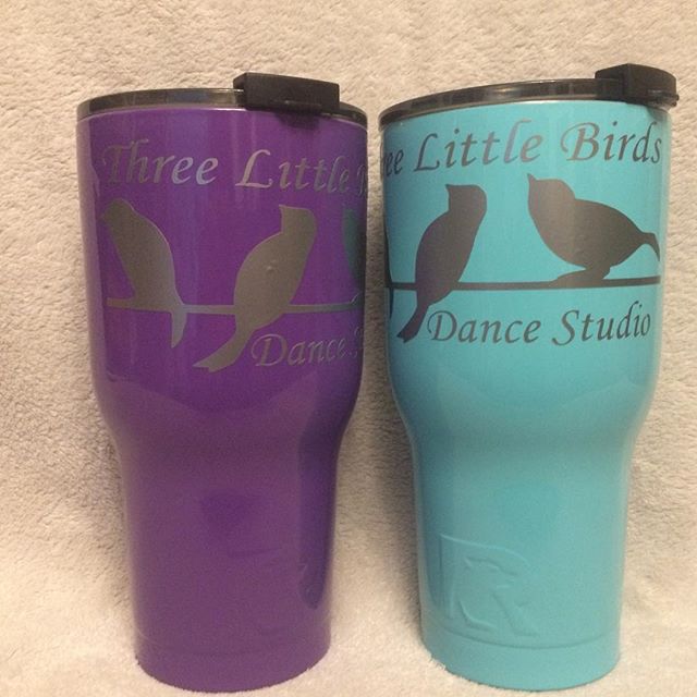 Look what&rsquo;s back in stock.  30oz tumblers!  #rtic #threelittlebirdsdancestudio #coffeeseasoniscoming
