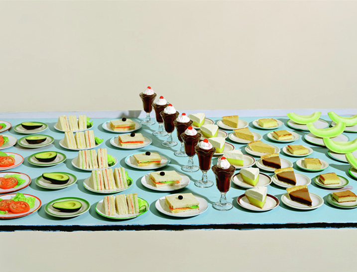   Salads, Sandwiches, and Dessert , 2003, 55 x 72 inches, C-print 