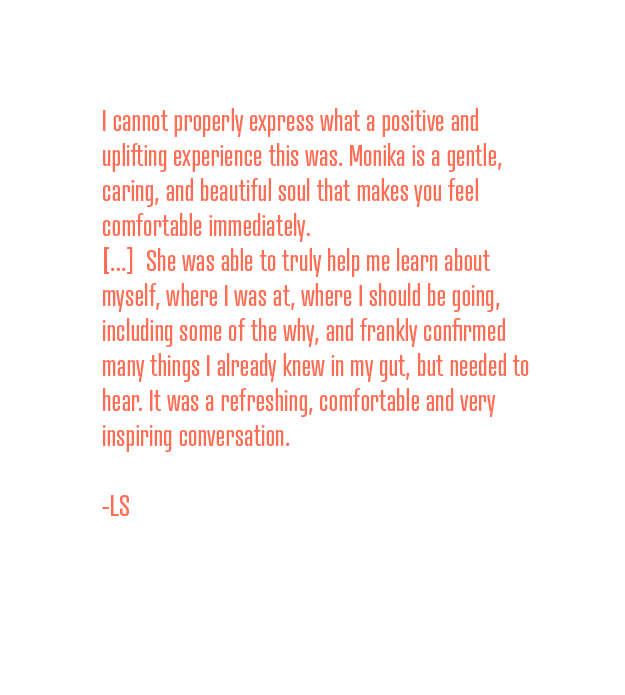 And best of all, it came at a pivotal point in my life where I needed some guidance on how to proceed and live my authentic self.
